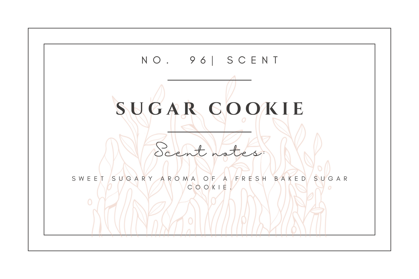 #96 Sugar Cookie premium scented beads