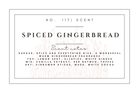 #117 Spiced gingerbread premium scented beads