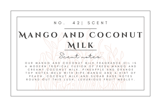 #42- Mango & Coconut Milk Pre-scented beads