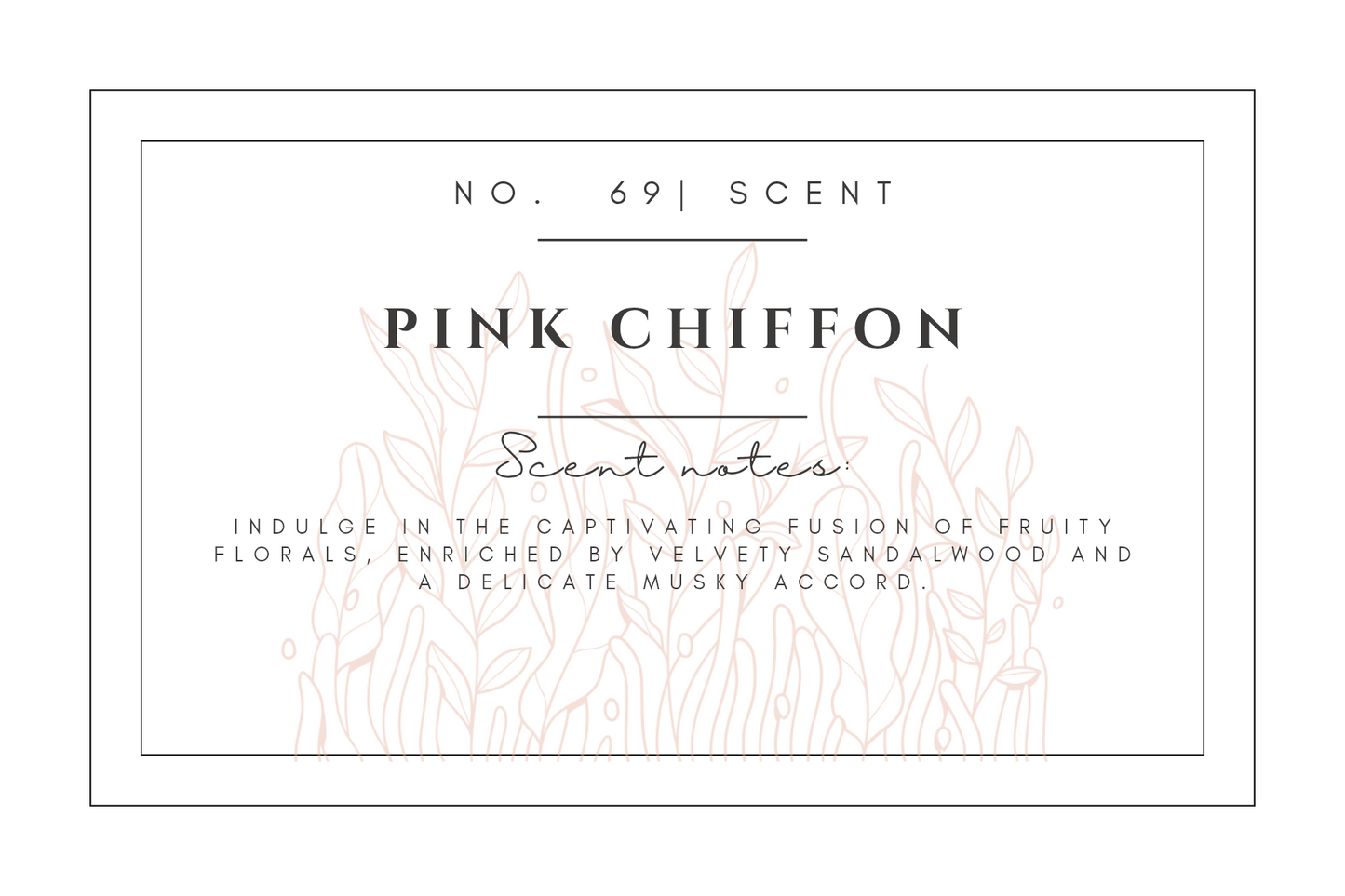 #69- Pink Chiffon Pre-scented beads