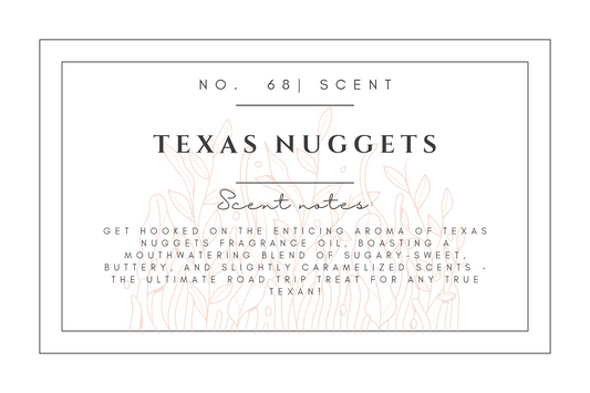 #68- Texas Nuggets Pre-scented beads
