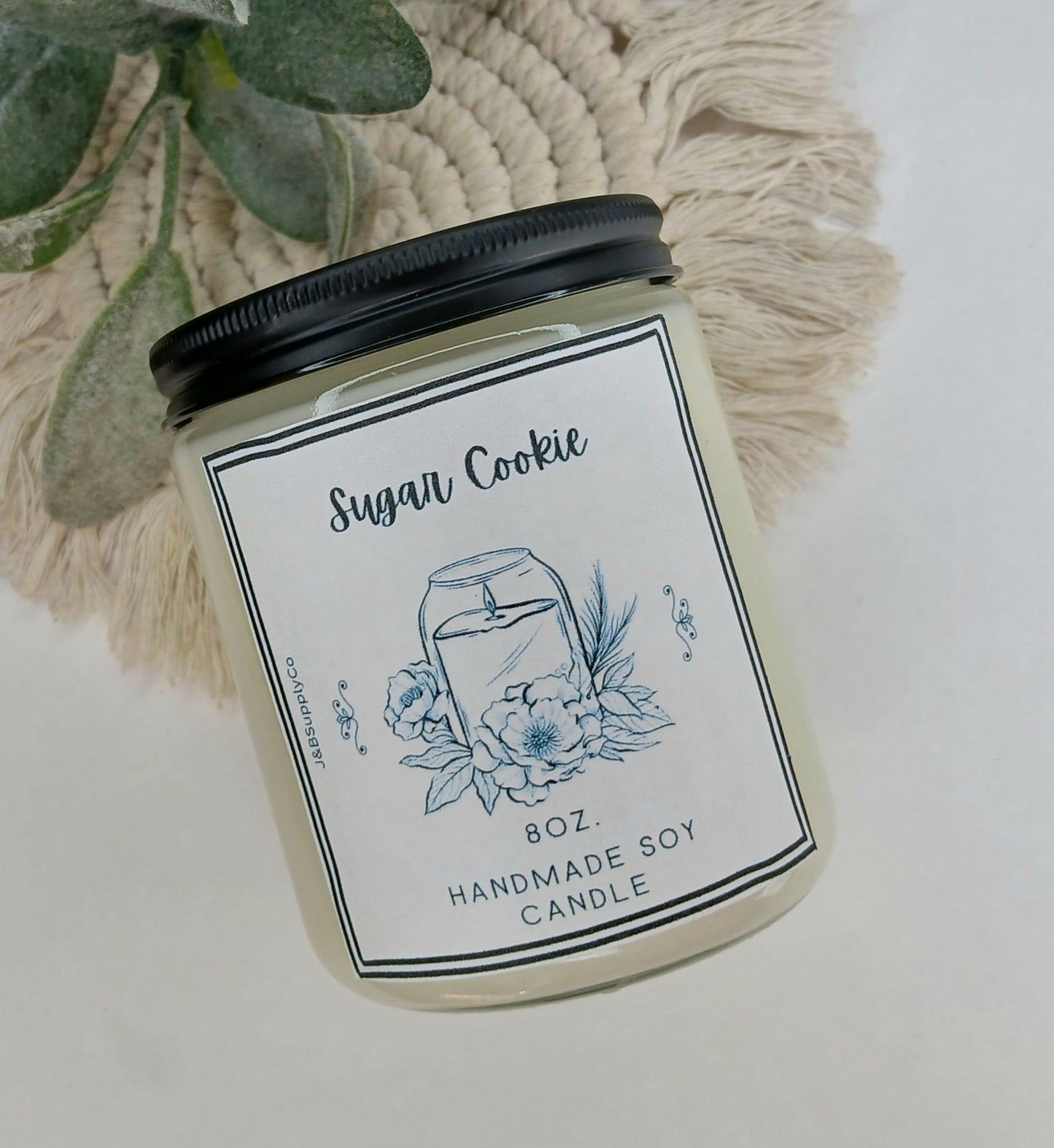 8oz Sugar Cookie Single Wick Soy Candle