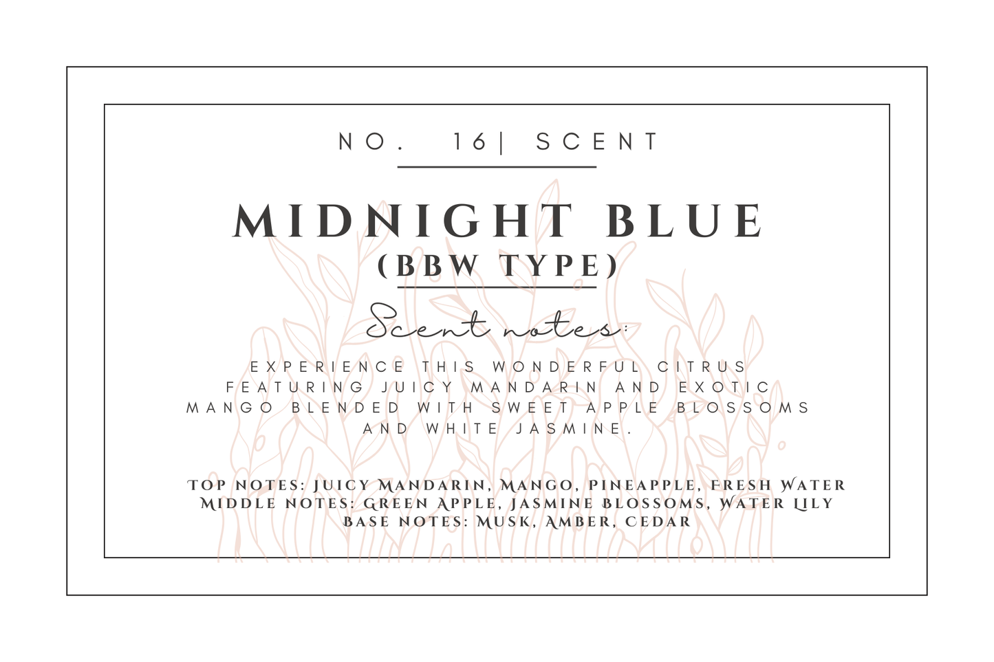 #16- Midnight Blue Premium scented beads