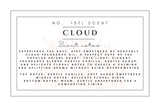 #137 Cloud premium scented beads