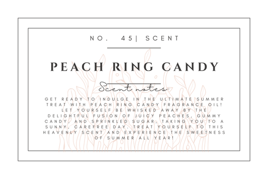 #45- Peach Ring Candy Pre-scented beads