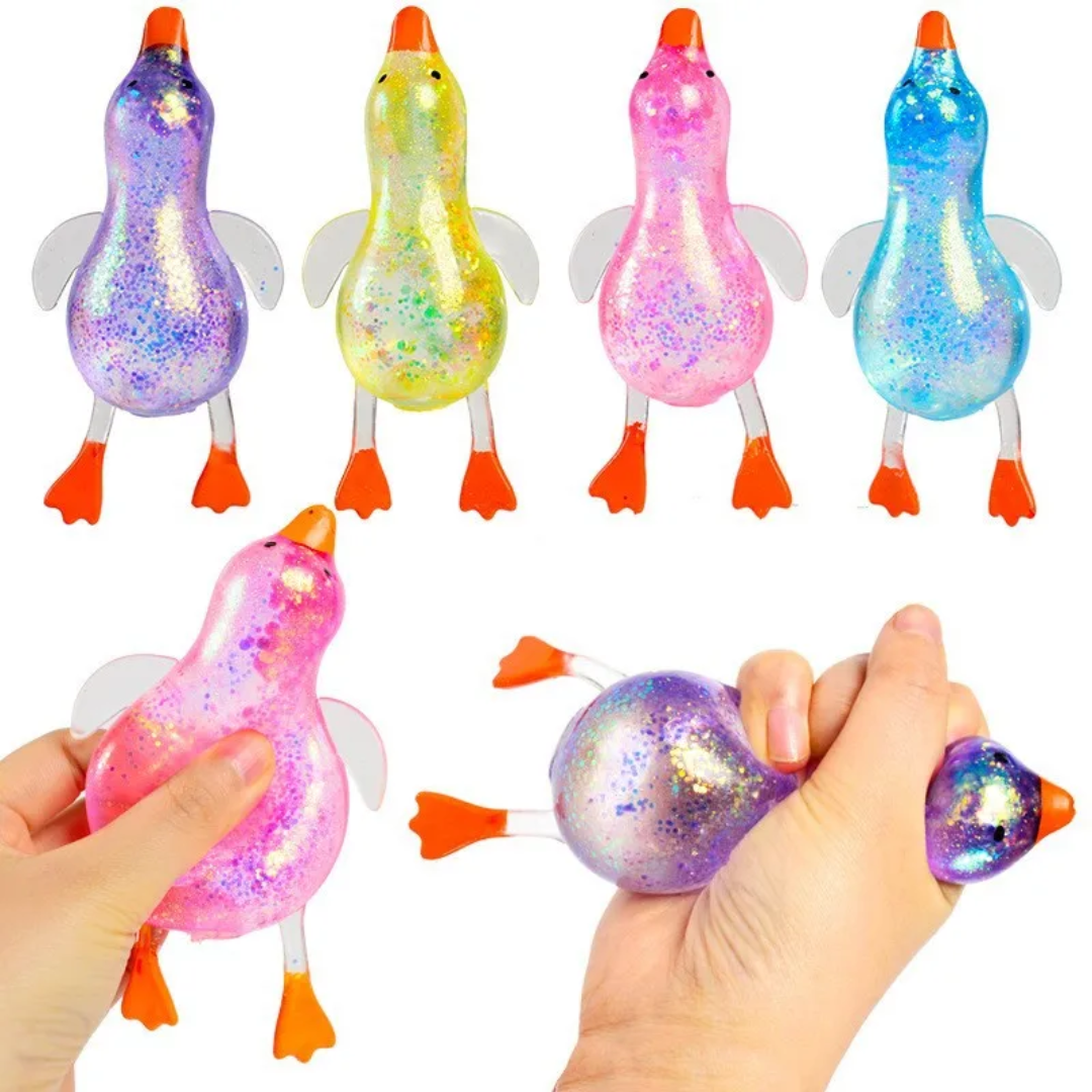 Regular size glitter duck squishy's RTS: Fun booth fillers