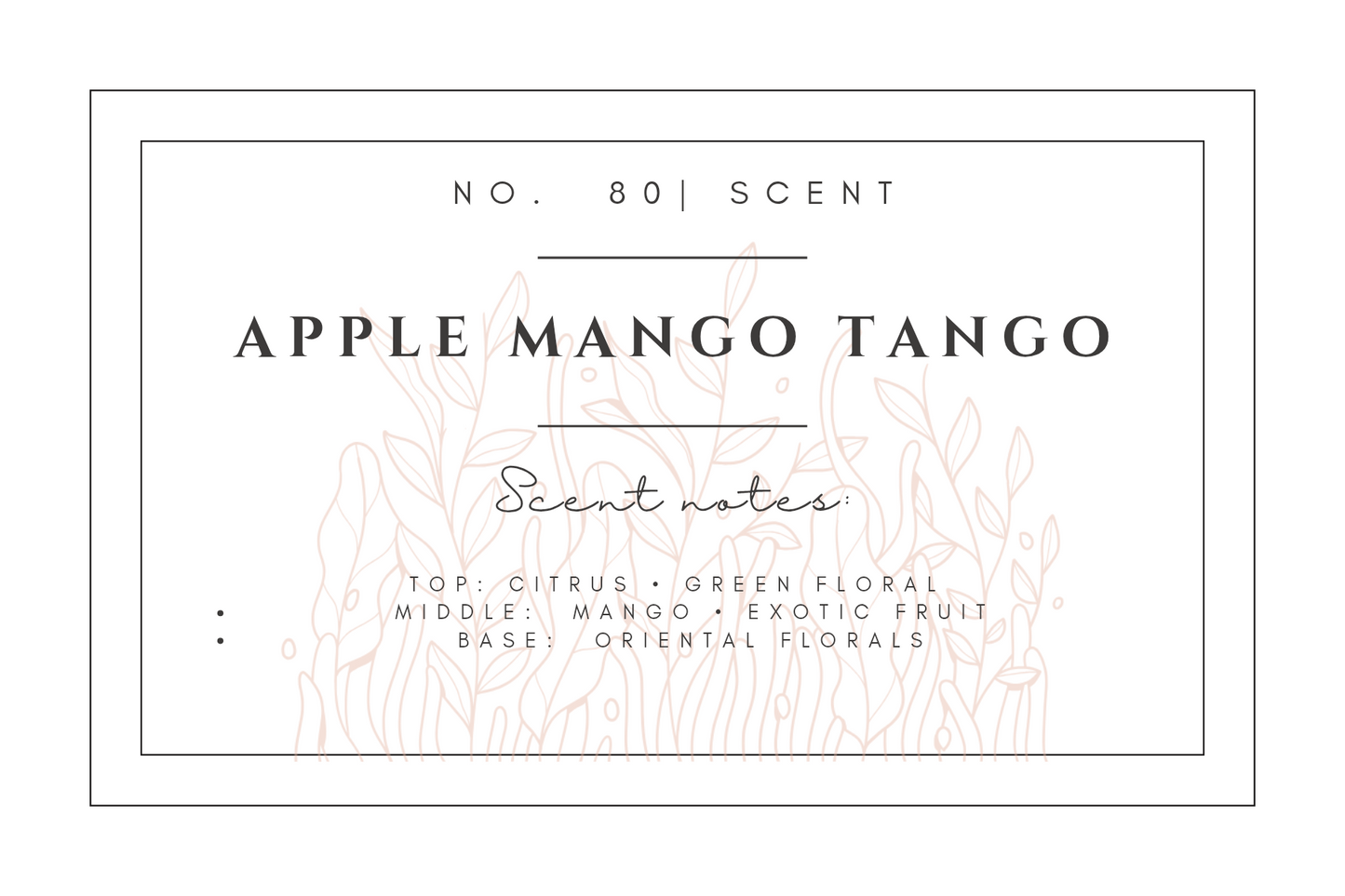 #80- Apple Mango Tango Pre-scented beads