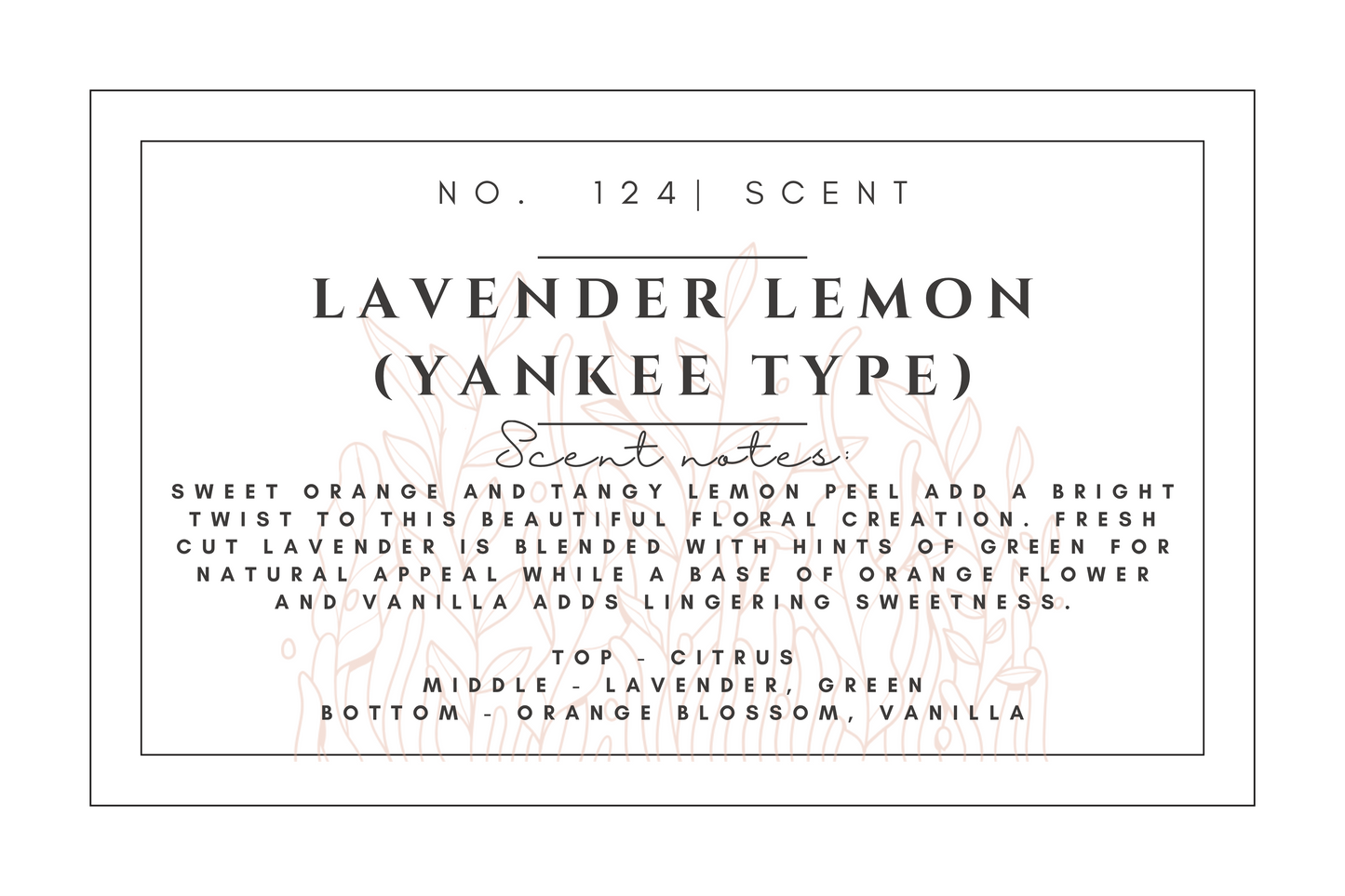 #124 Lavender Lemon premium scented beads