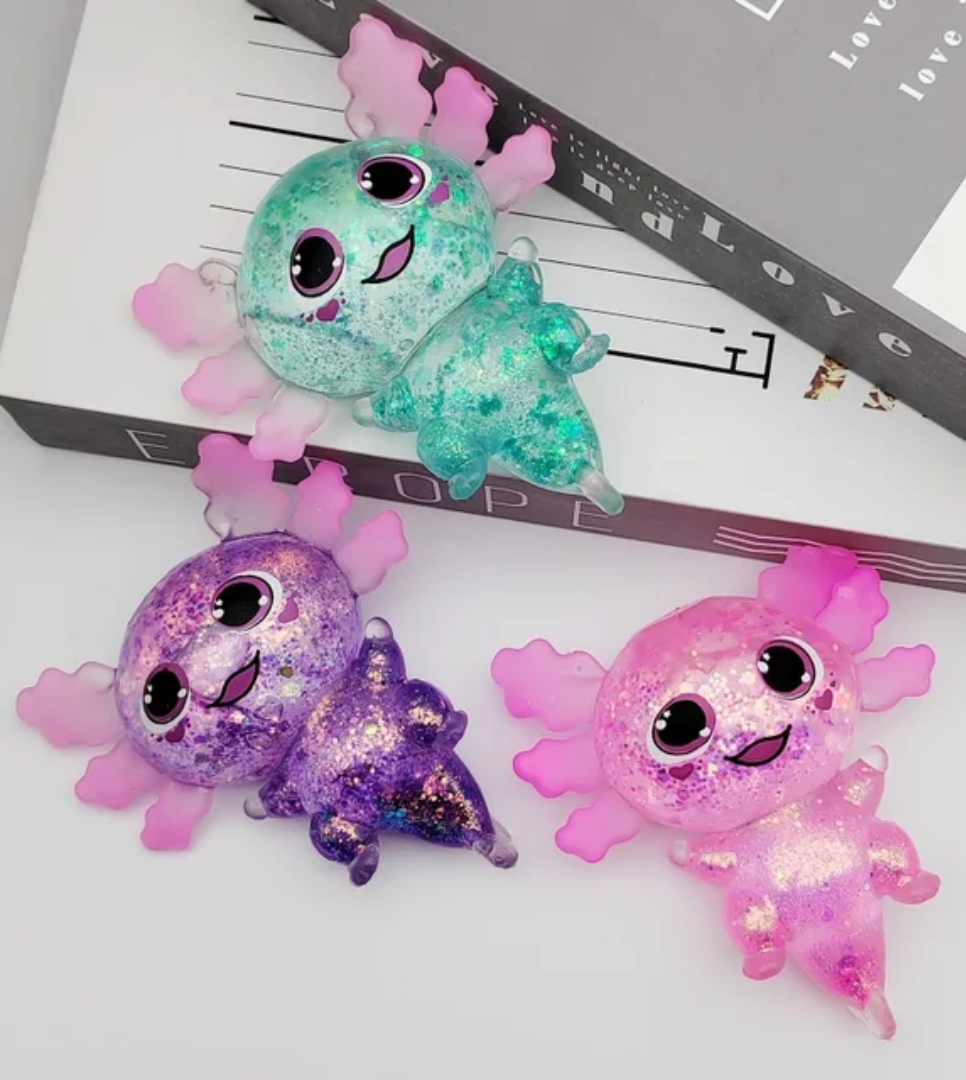Maltose Axolotl squishy Pre-order: ARRIVES around JULY 22ND: Fun booth fillers: Fun Sensory toys: Colors will be sent at random