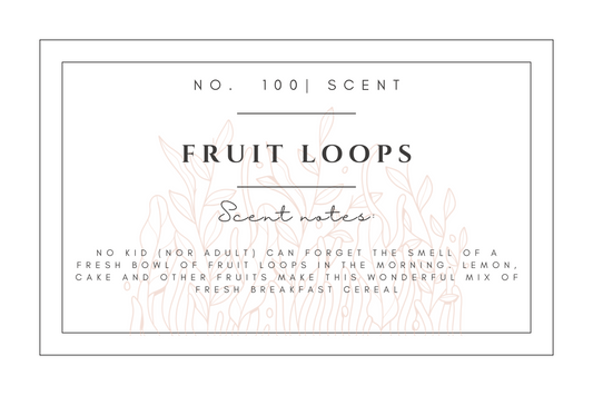 #100 Fruit Loops premium scented beads