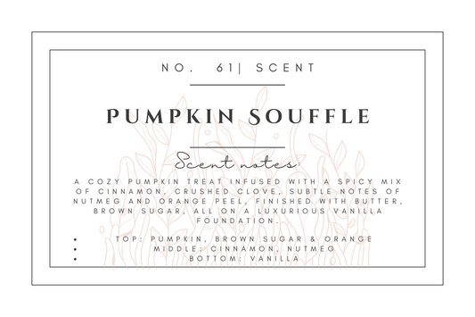#61- Pumpkin Souffle Pre-scented beads