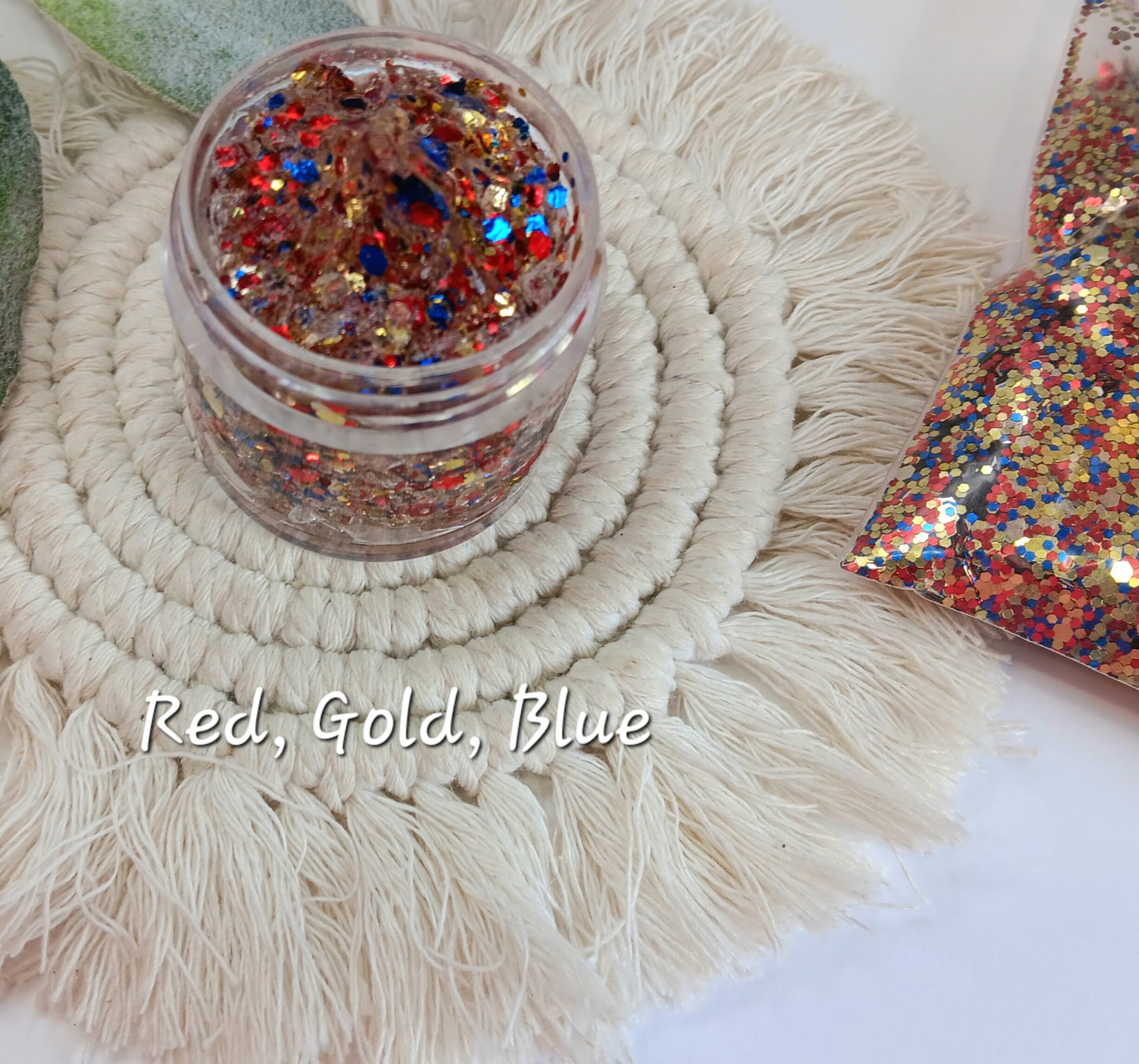 Red Gold & Blue Hair/Body Glitter Gel~ wholesale buyers read description