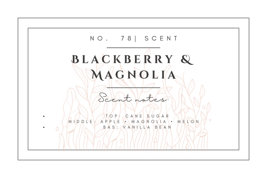 #78- Blackberry Magnolia Pre-scented beads