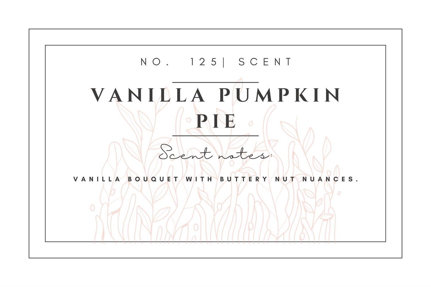 #125 Vanilla pumpkin pie premium scented beads