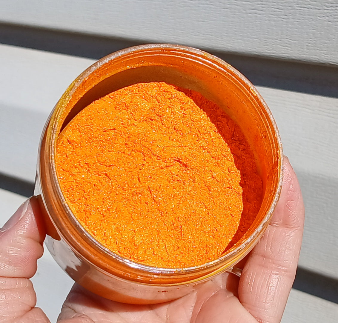 Tigers Eye Mica Powder~ this is like a yellow orange color