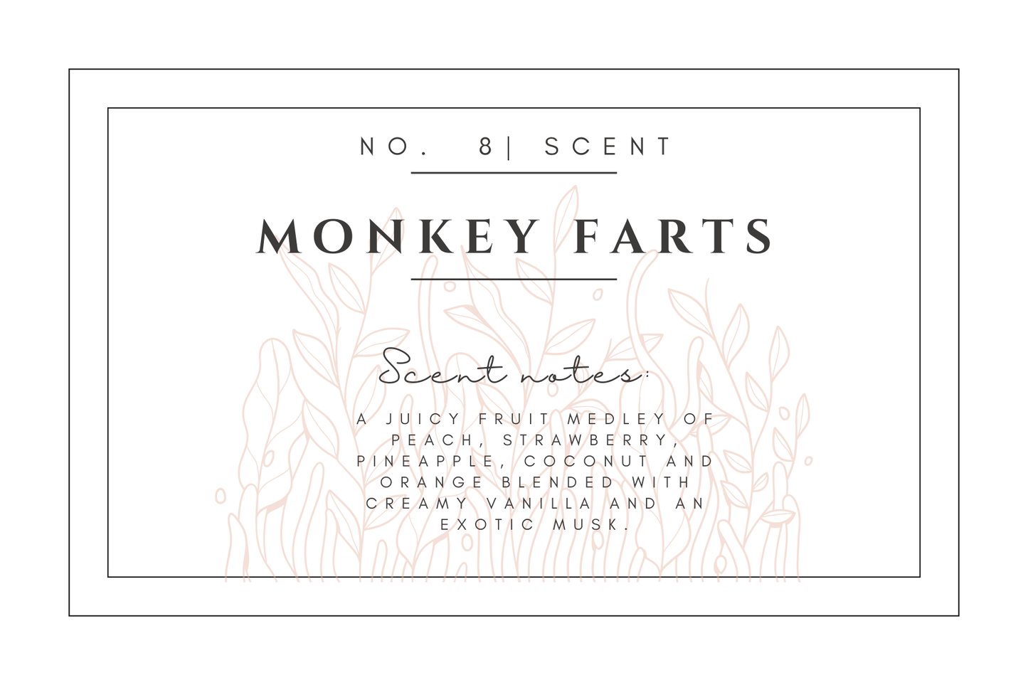 #8- Monkey Farts Premium scented beads