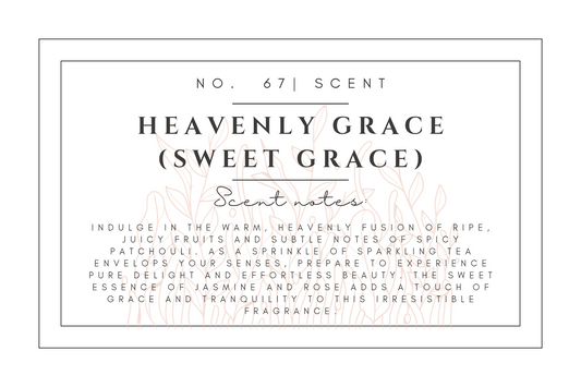 #67- Heavenly Grace (sweet grace) Pre-scented beads