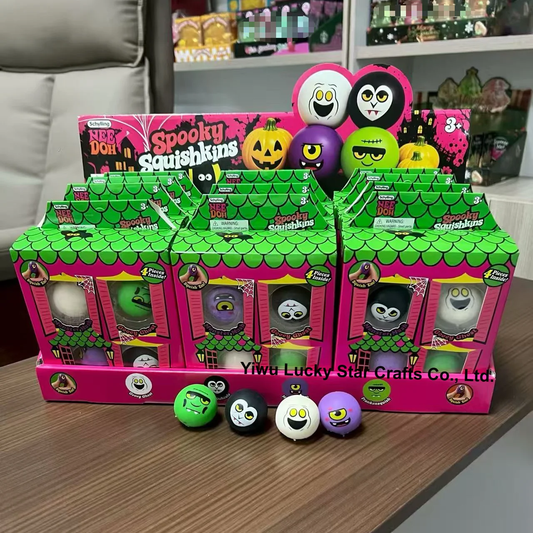 Halloween Spooky Box 4pc mini Squishy: Fun booth fillers: Sensory toys: 🚫 NOT AUTHENTIC