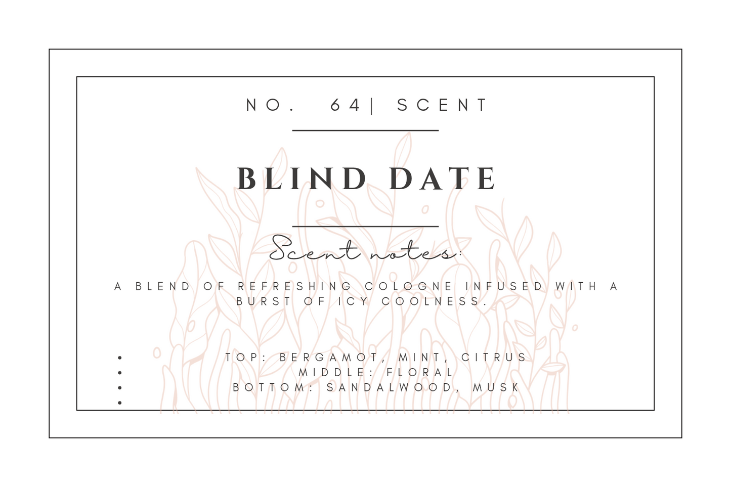 #64- Blind Date Pre-scented beads