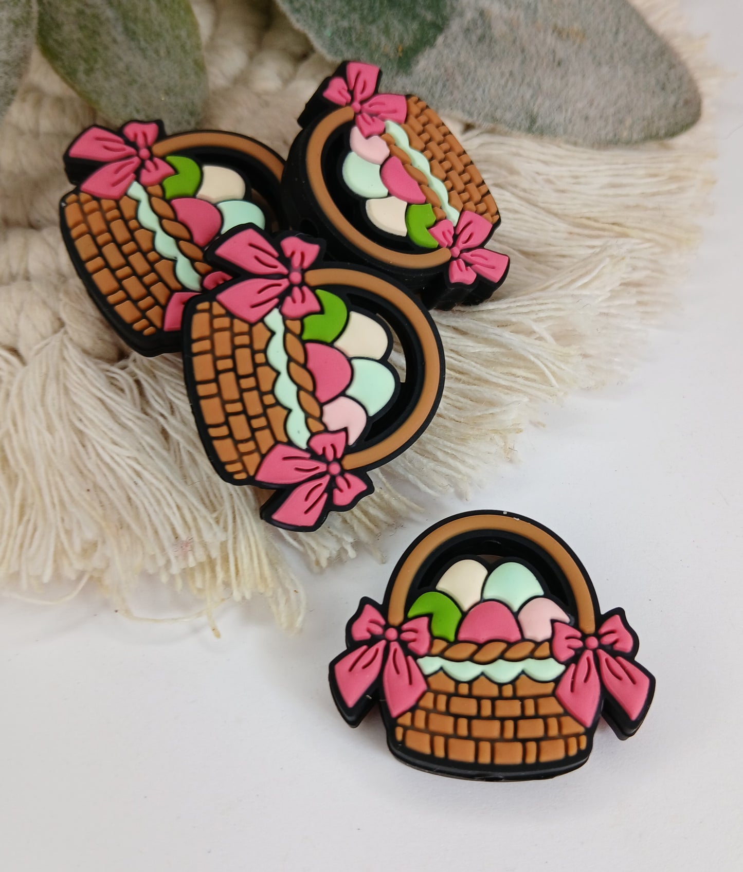 Easter Egg Basket focal bead