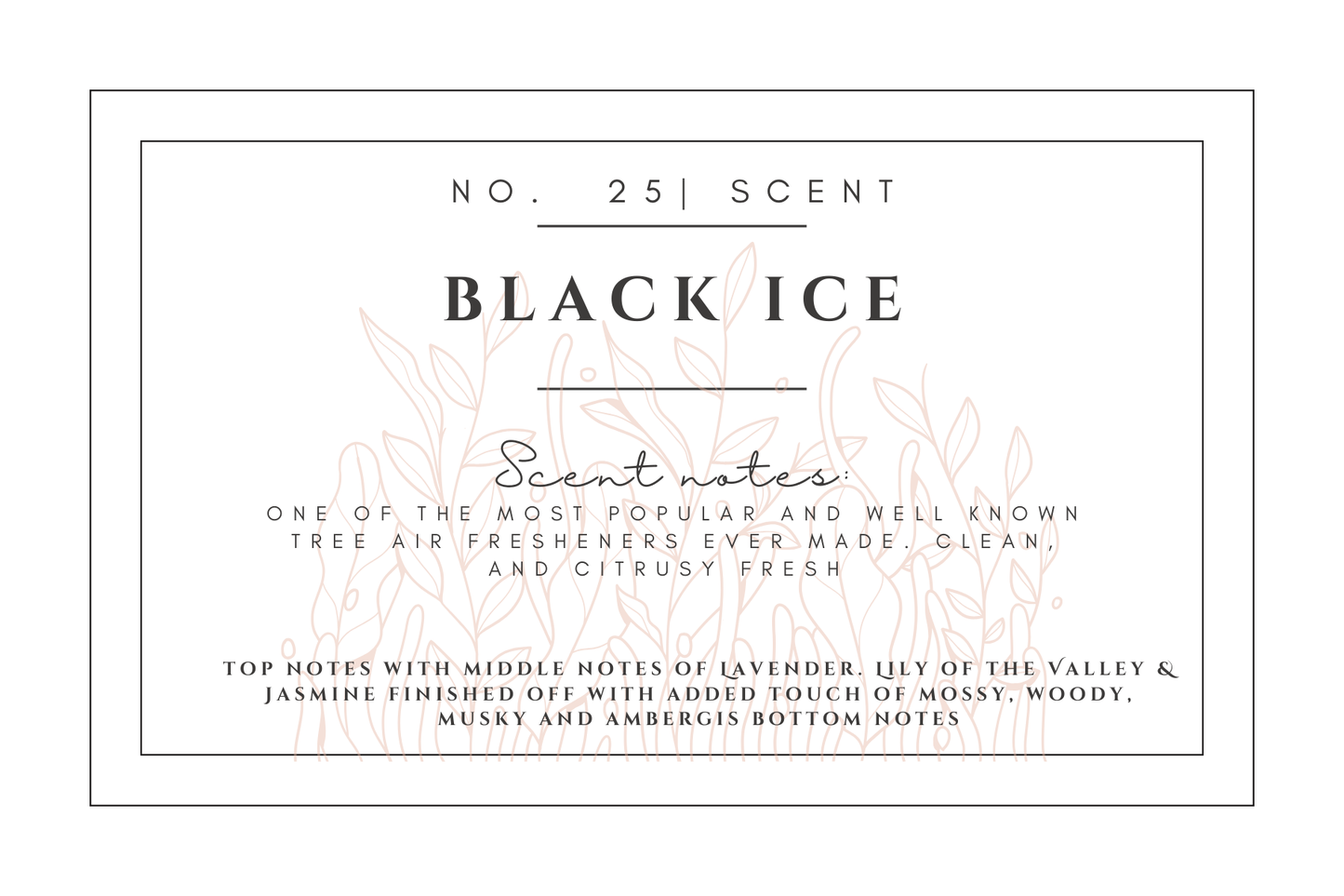 #25- Black Ice premium scented beads