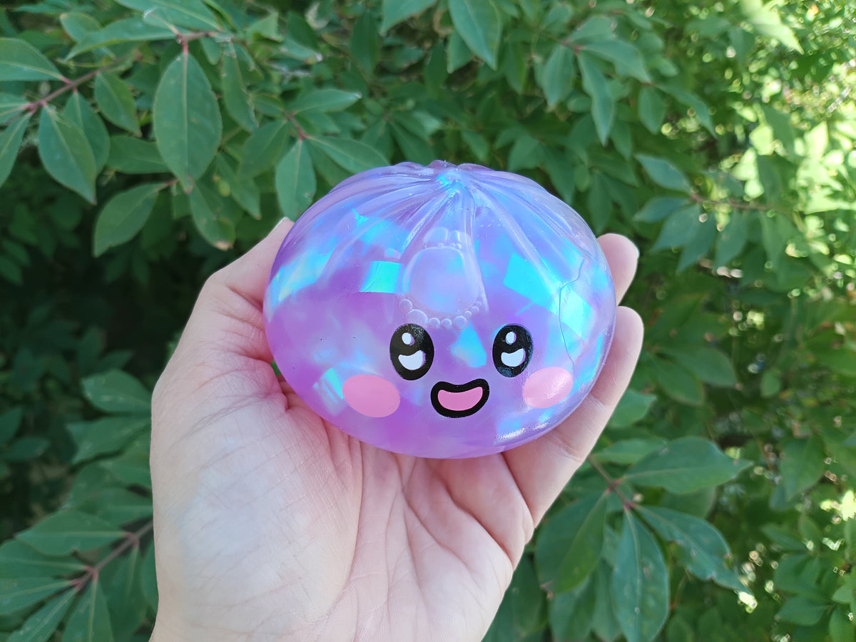 Tinsel Glitter Dumpling: READY TO SHIP: Fun booth fillers: Fun Sensory dumpling toys: Colors will be sent at random