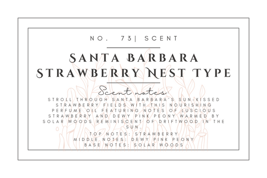 #73- Santa Barbara Strawberry (Nest Type) Pre-scented beads