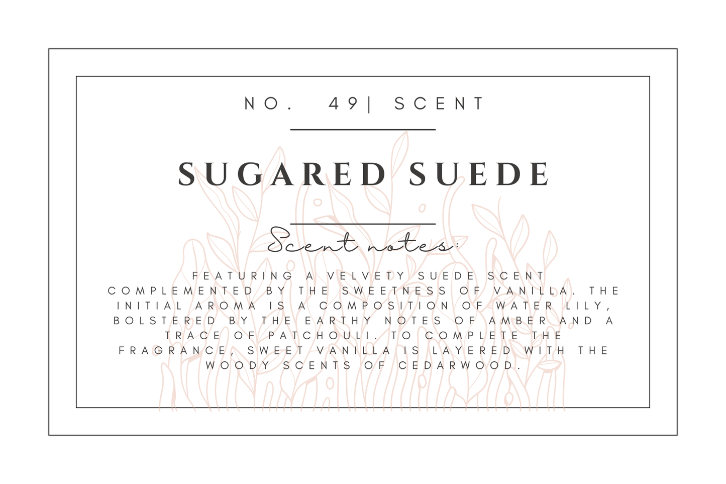 #49- Sugared Suede Pre-scented beads