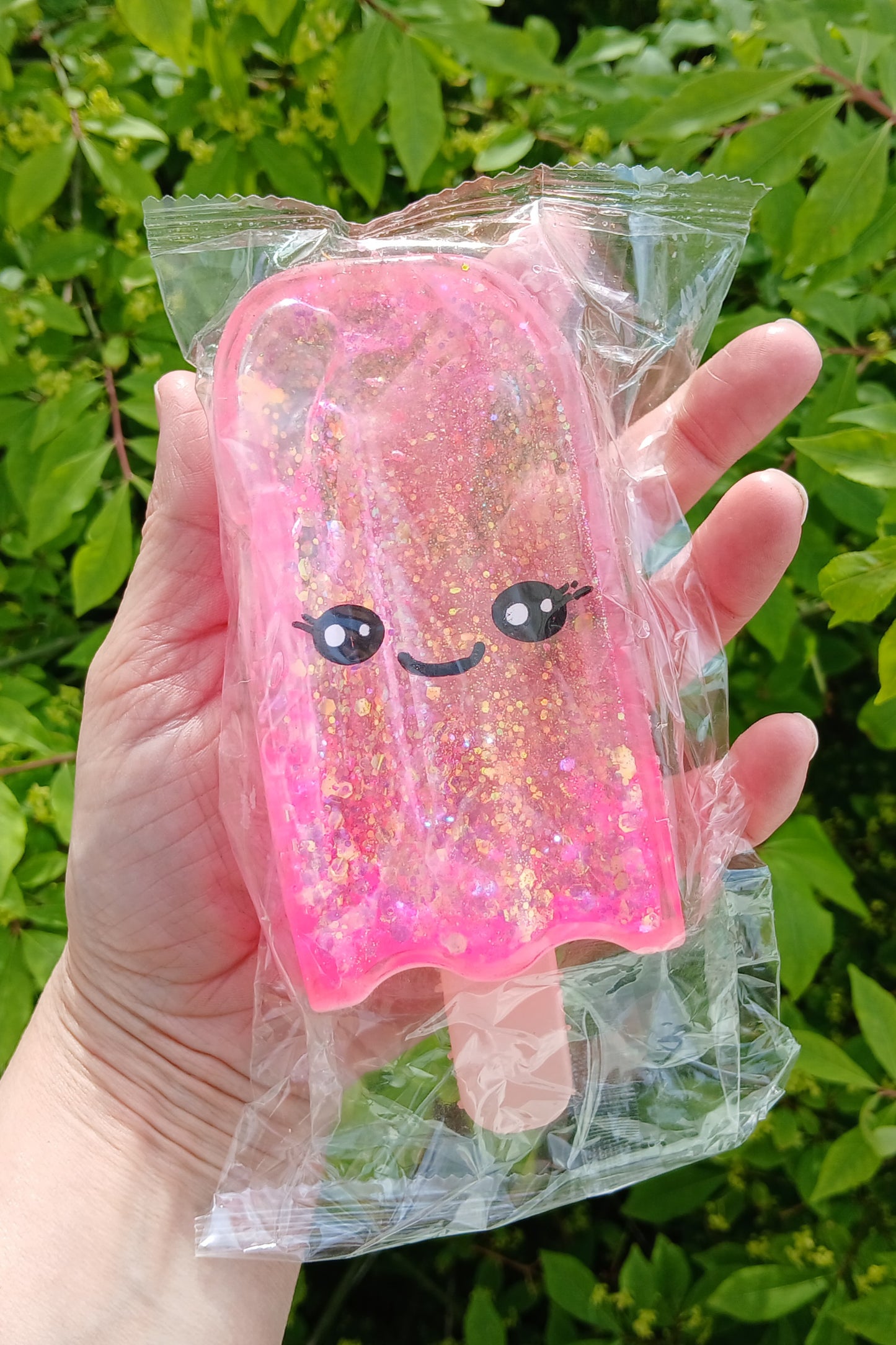 Glitter Popsicle squishy's: READY TO SHIP: Fun booth fillers: Colors are sent at random