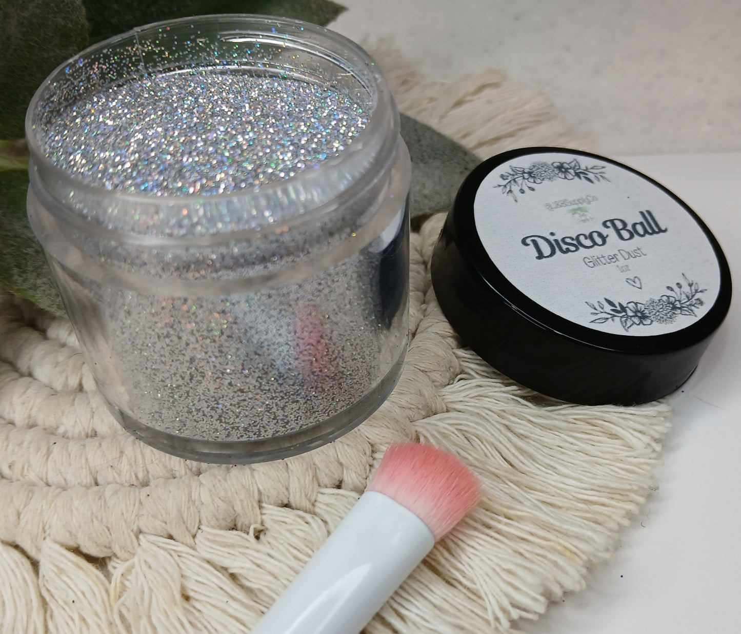 Disco ball glitter dust - holographic shimmer - 1/128 (.2mm)