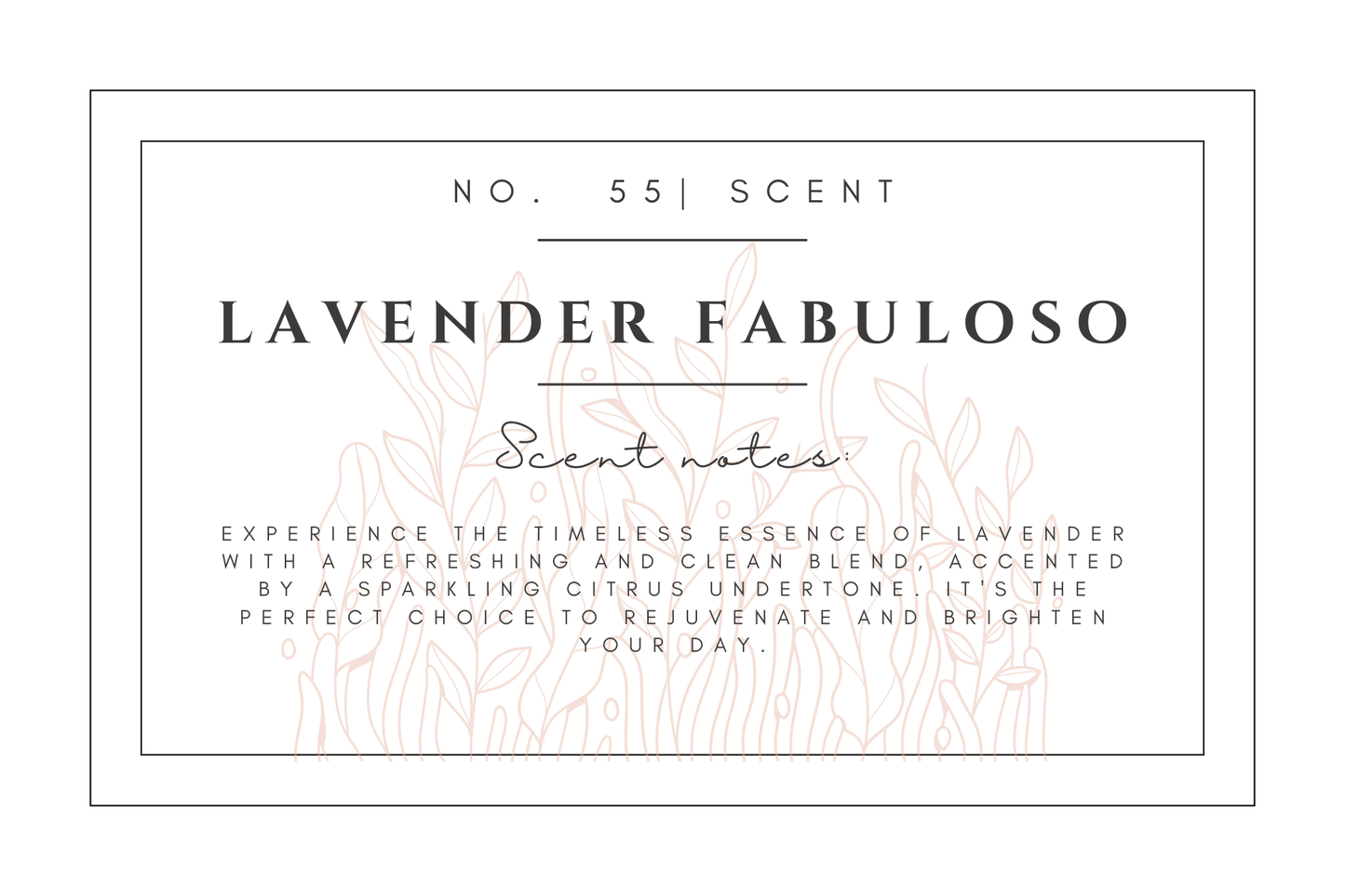 #55- Lavender Fabuloso type Pre-scented beads