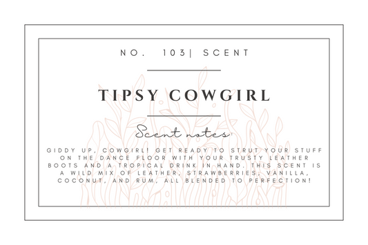 #103- Tipsy Cowgirl Premium Scented Beads