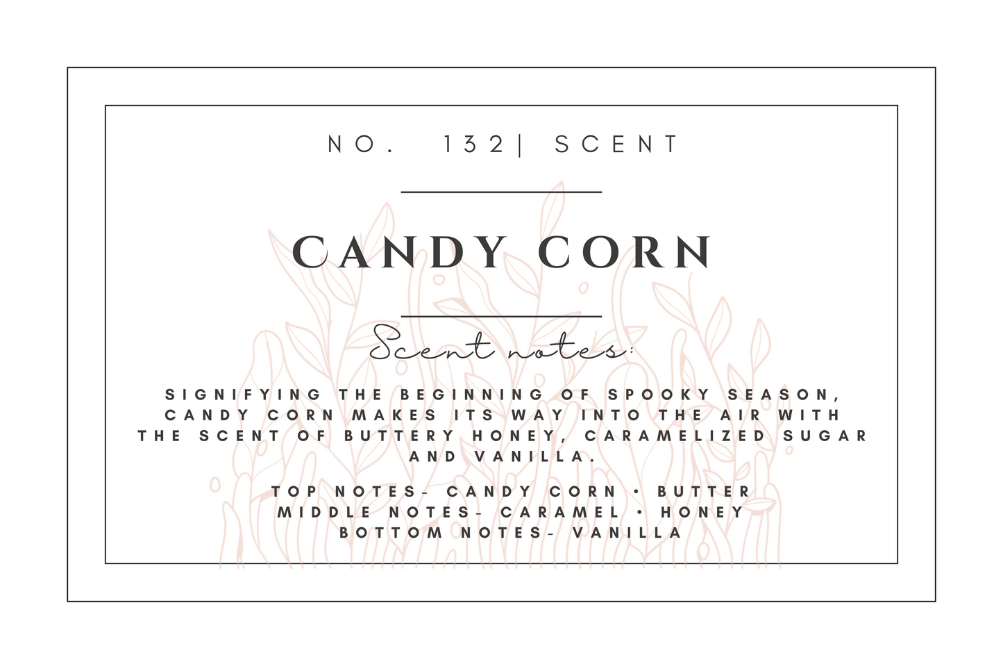 #132 Candy Corn premium scented beads