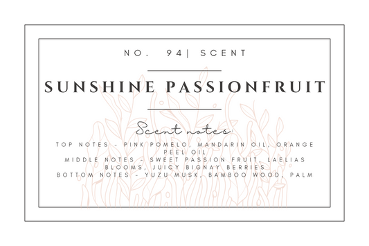 #94 Sunshine Passionfruit premium scented beads