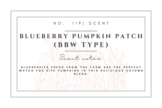 #119 Blueberry pumpkin patch (bbw type) premium scented beads