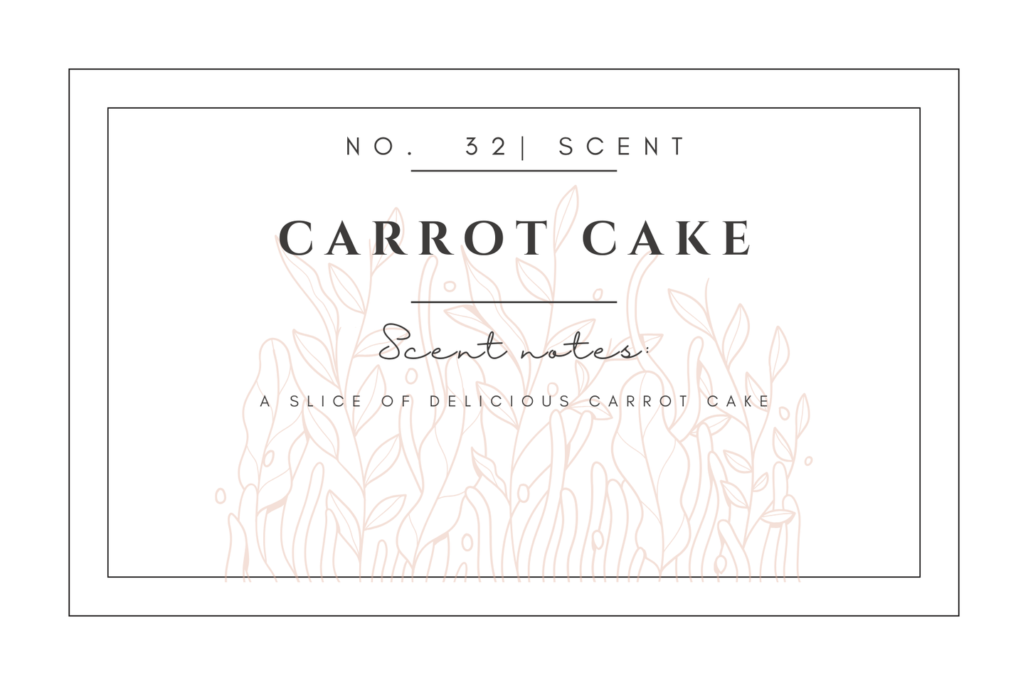 #32- Carrot Cake premium scented beads