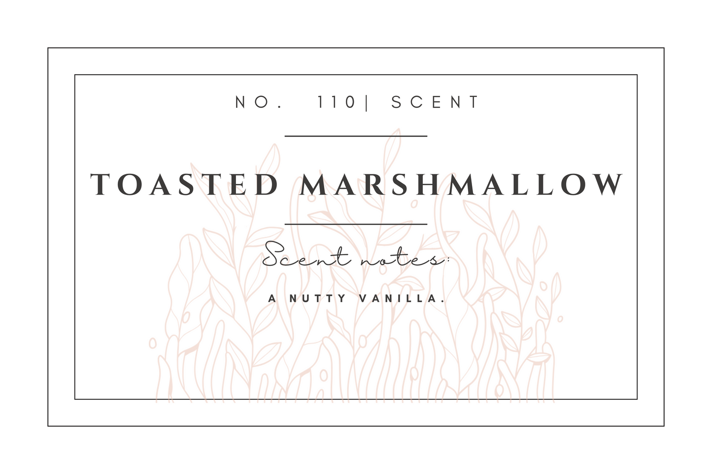 #110 Toasted Marshmallow premium scented beads