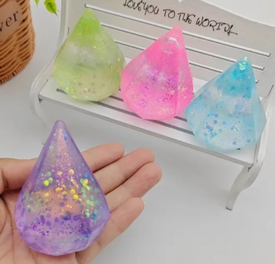 Glitter Diamond Maltose Squishy: READY TO SHIP: Fun booth fillers: Sensory Toys