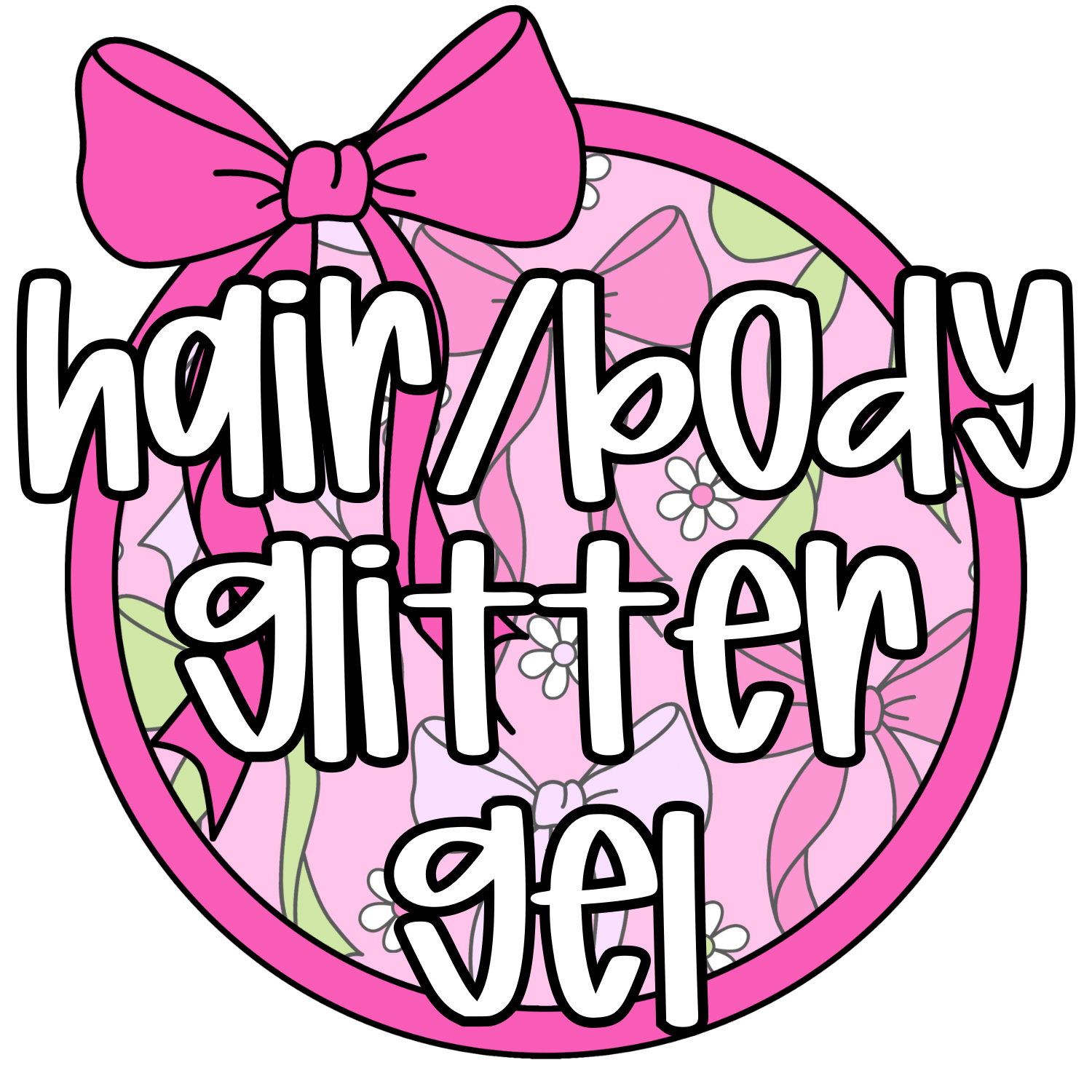 Hair/Body Glitter Gel