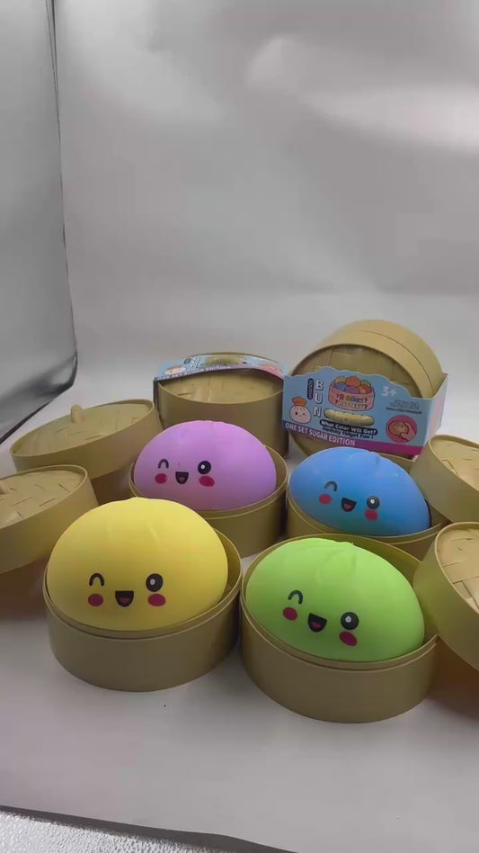 BIG 6" Dumpling Squishy Pre-order: ARRIVES around JUNE 28TH: Fun booth fillers: Fun Sensory toys: Colors will be sent at random