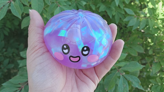 Tinsel Glitter Dumpling: READY TO SHIP: Fun booth fillers: Fun Sensory dumpling toys: Colors will be sent at random
