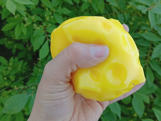 6cm Cheese Squishy Pre-order: ARRIVES around JUNE 28TH: Fun booth fillers: Sensory toys