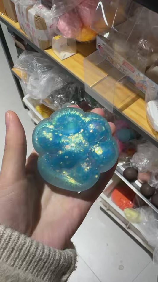 Paw Print Glitter squishy's : Pre-order Fun booth fillers: TAT- MAY 27TH: Color sent at random
