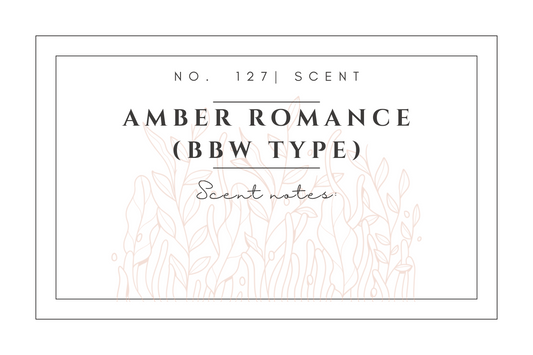 #127 Amber romance premium scented beads