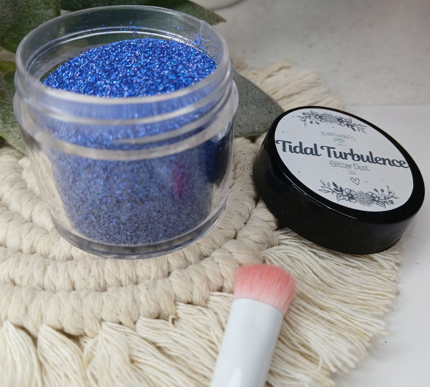 Tidal Turbulence glitter dust - holographic shimmer - 1/128 (.2mm)