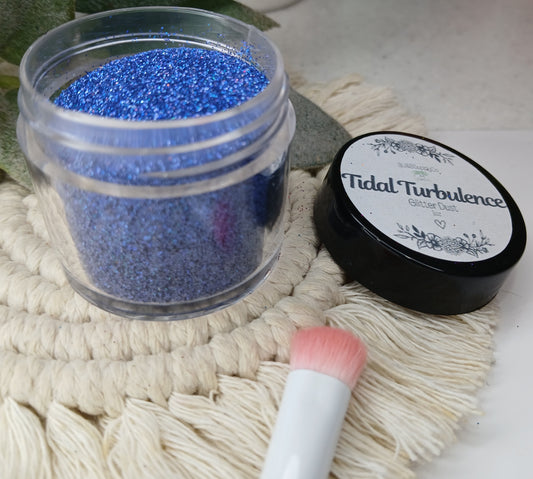 Tidal Turbulence glitter dust - holographic shimmer - 1/128 (.2mm)