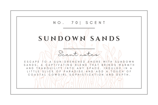#70- Sundown Sands Pre-scented beads