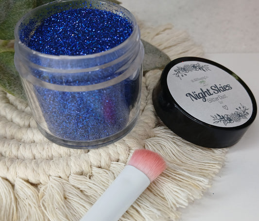 Night skies glitter dust - holographic shimmer - 1/128 (.2mm)