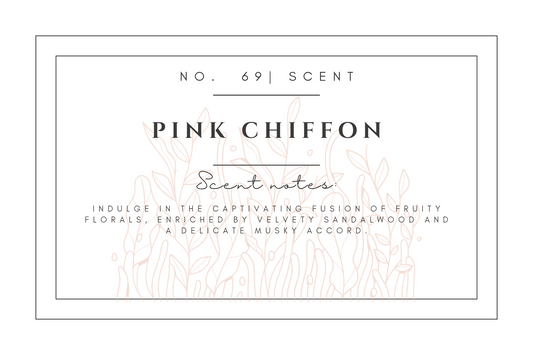 #69- Pink Chiffon Pre-scented beads