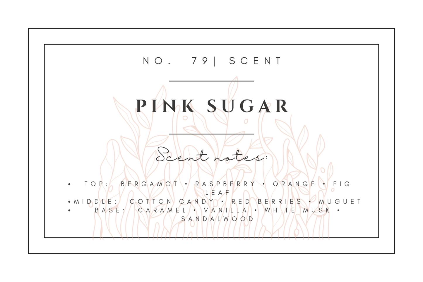 #79- Pink Sugar Pre-scented beads